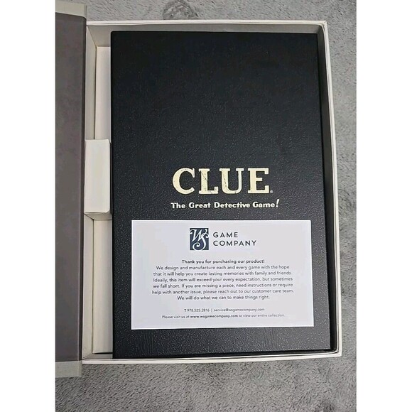 Clue Game Vintage Bookshelf Edition Parker Brothers Hasbro 2016 Complete - Picture 6 of 9